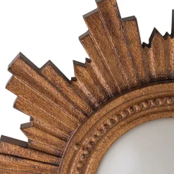 Antique Apollo Sunburst Sculpture Flush Mount / Wall Light