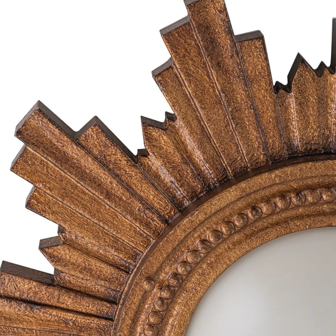 Antique Apollo Sunburst Sculpture Flush Mount / Wall Light