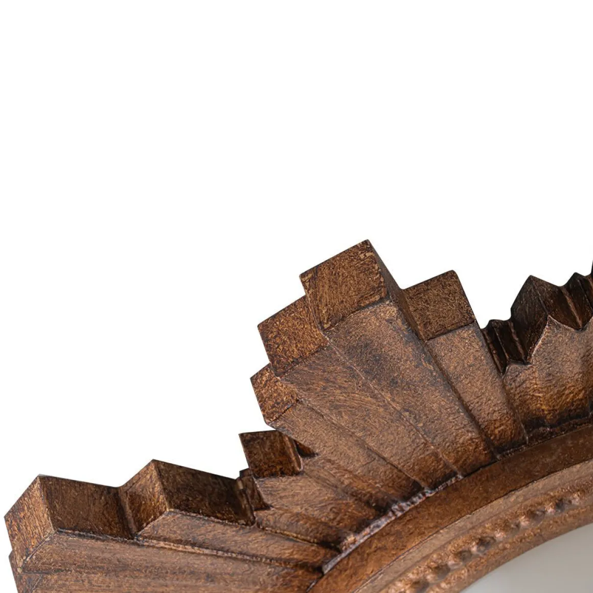 Antique Apollo Sunburst Sculpture Flush Mount / Wall Light