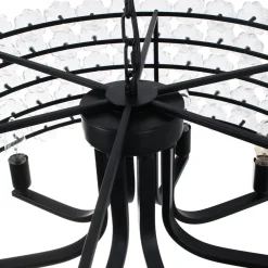 Art Deco Blossom Floral Cage Drum Lantern Pendant Light