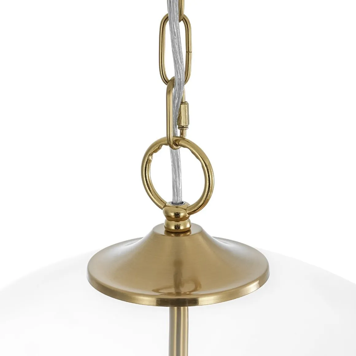 Art Deco Brass Tiered Clear Glass Jellyfish Style Chandelier