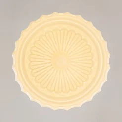 Art Deco Sculptural Milk Glass Schoolhouse LED Pendant