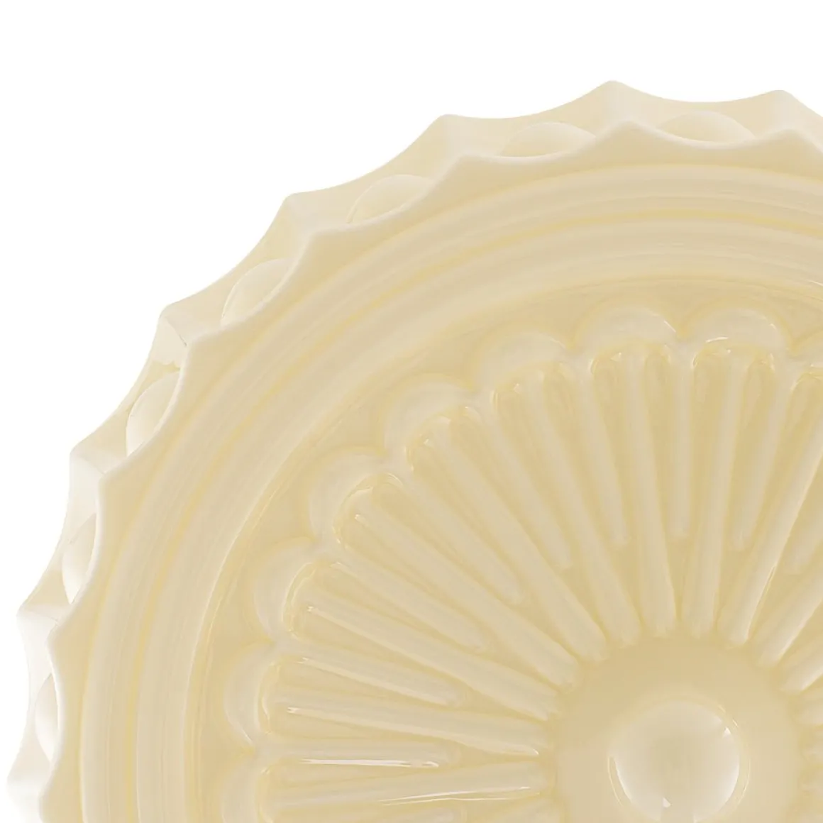 Art Deco Sculptural Milk Glass Schoolhouse LED Pendant