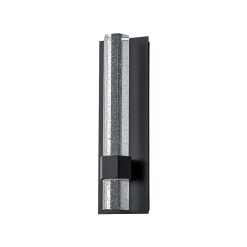 Black Linear Bubble Crystal Tube Dimmable LED Wall Light