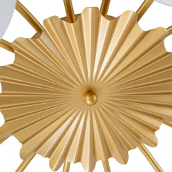 Bloom Dimmable Opal Glass Globe Bubble Semi Flush Chandelier