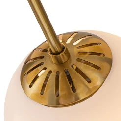 Bloom Frosted Glass Bubble Sphere Sputnik Chandelier