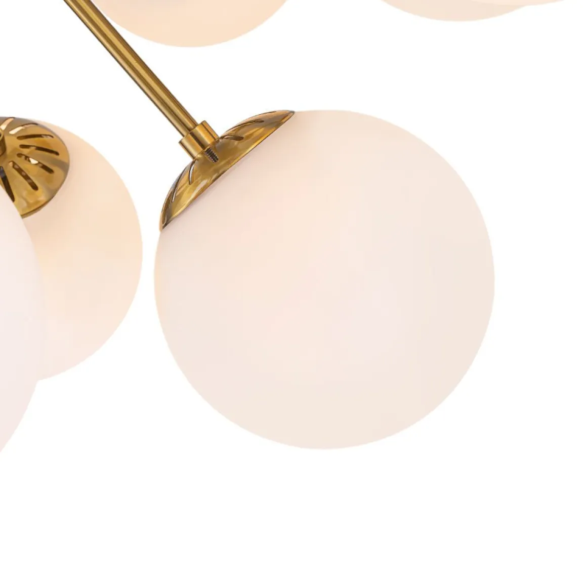 Bloom Frosted Glass Bubble Sphere Sputnik Chandelier