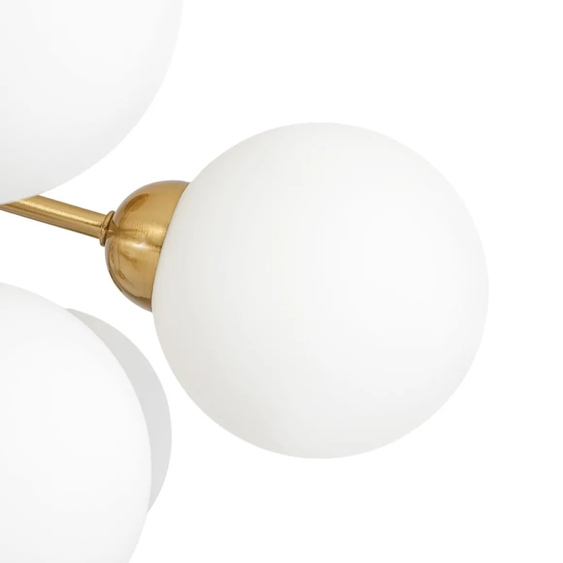 Bloom Frosted Glass Globe Tiered Bubble Sputnik Semi Flush