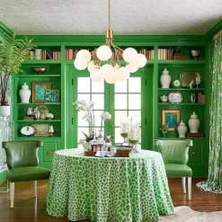 Bloom Opal Glass Bubble Tiered Sputnik Semi Flush Chandelier