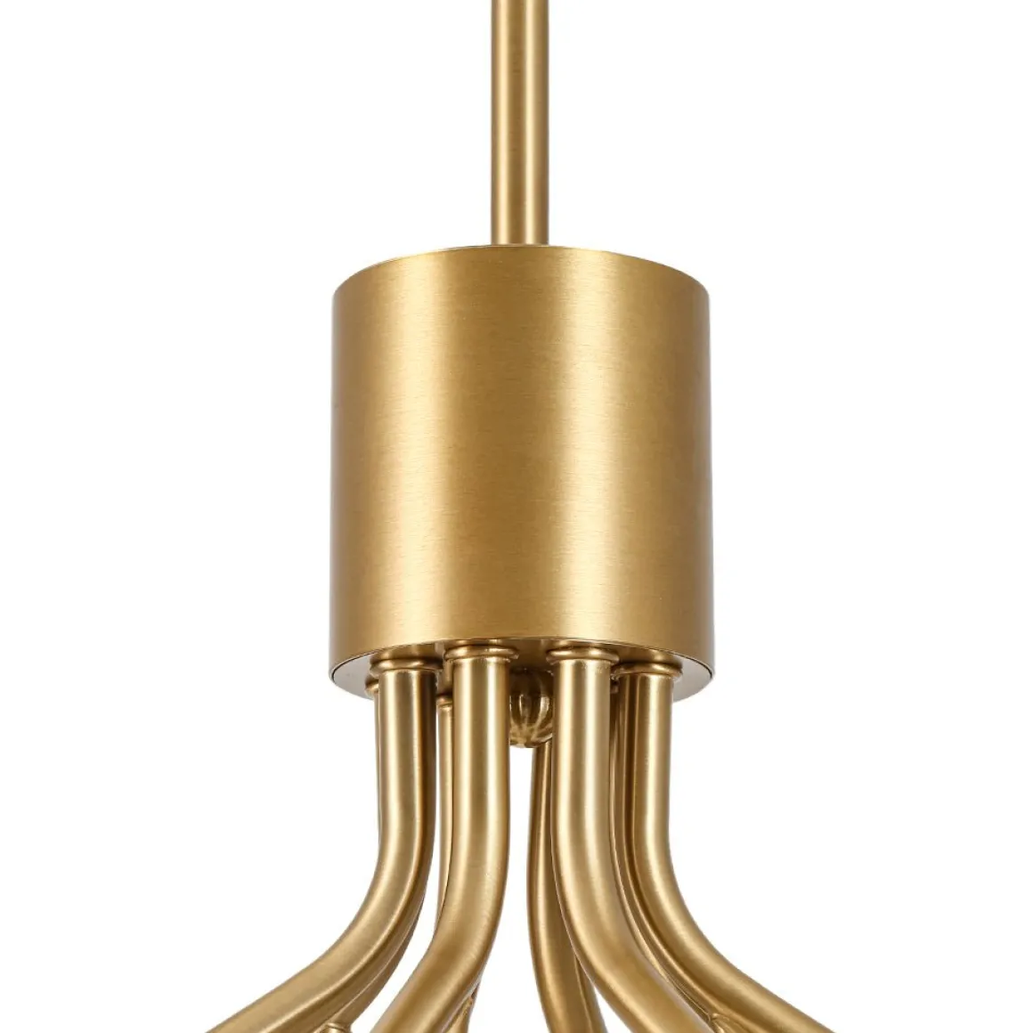 Bloom Opal Glass Bubble Tiered Sputnik Semi Flush Chandelier