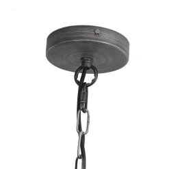 Boho 4-Light Wood Beaded Lantern Pendant