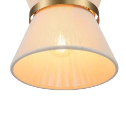 Boho 2-Tier Woven Thread Tapered Drum Pendant Light