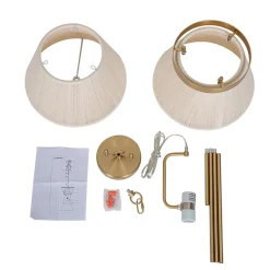 Boho 2-Tier Woven Thread Tapered Drum Pendant Light