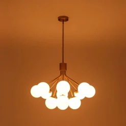 Bouquet Tiered Sputnik Pendant Frosted Glass Bubble Chandelier