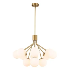 Bouquet Tiered Sputnik Pendant Frosted Glass Bubble Chandelier