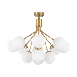 Bouquet Tiered Sputnik Pendant Frosted Glass Bubble Chandelier
