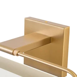 Brass Beige Iron Rectangle Shade Vanity Sconce Picture Light