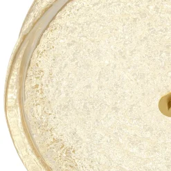 Brass Crystal Resin Art Dimmable LED Round LED Ceiling Light