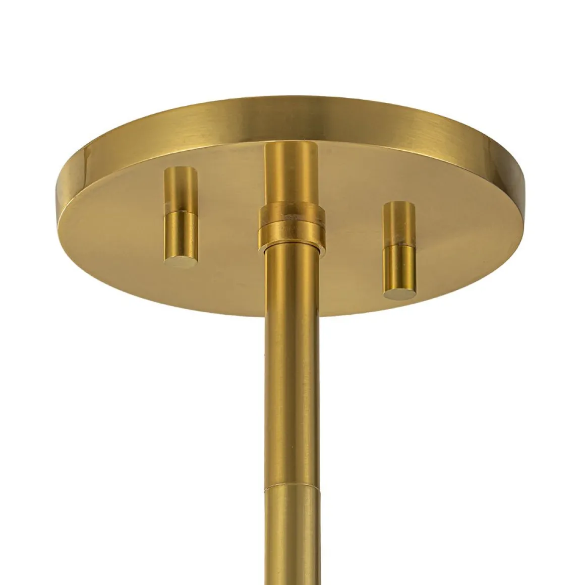 Brass Daisy Tiered Opal Glass Globe Sputnik Chandelier