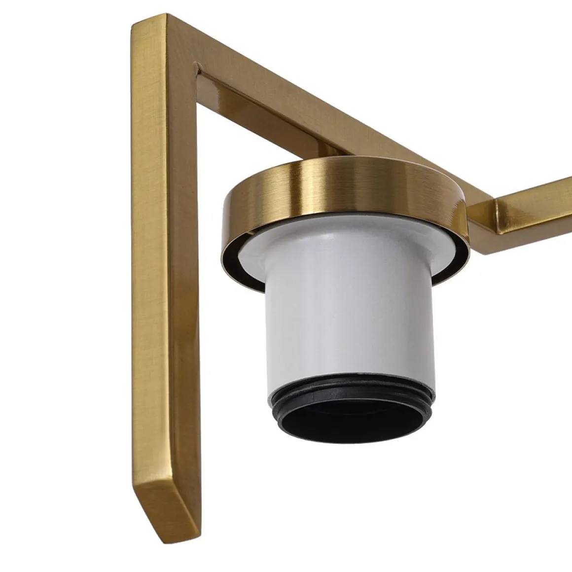 Brass 3-Light Frosted Glass Cylindrical Shade Vanity Wall Sconce