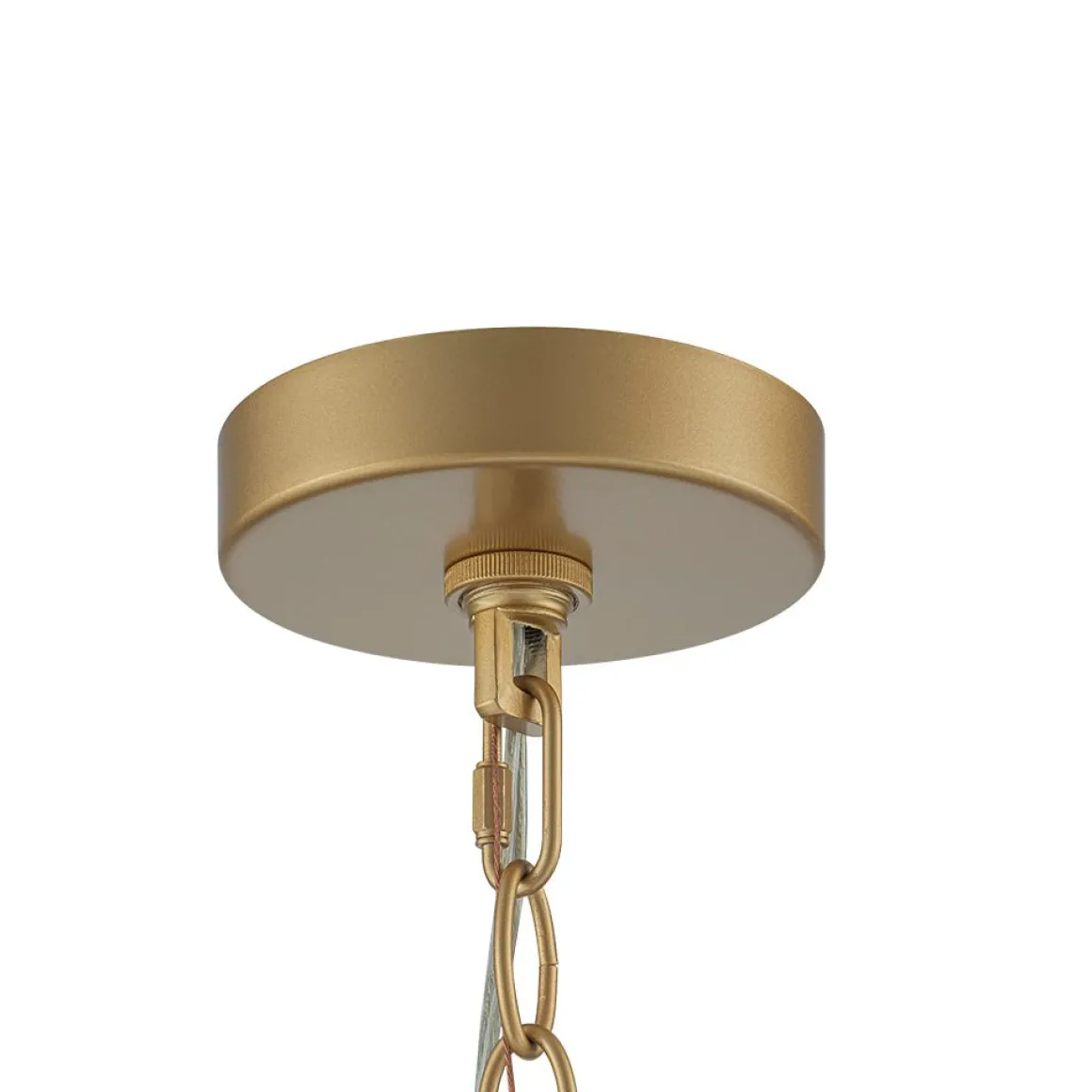 Brass 3-Light Ribbed Glass Drum Lantern Pendant Light