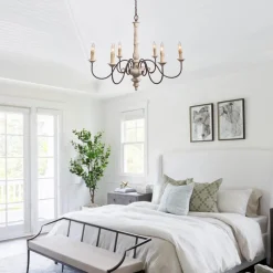 Candle Style Shabby Chic Chandelier