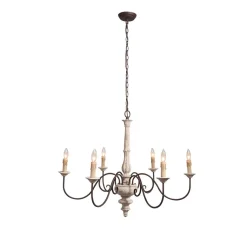 Candle Style Shabby Chic Chandelier