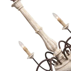 Candle Style Shabby Chic Chandelier