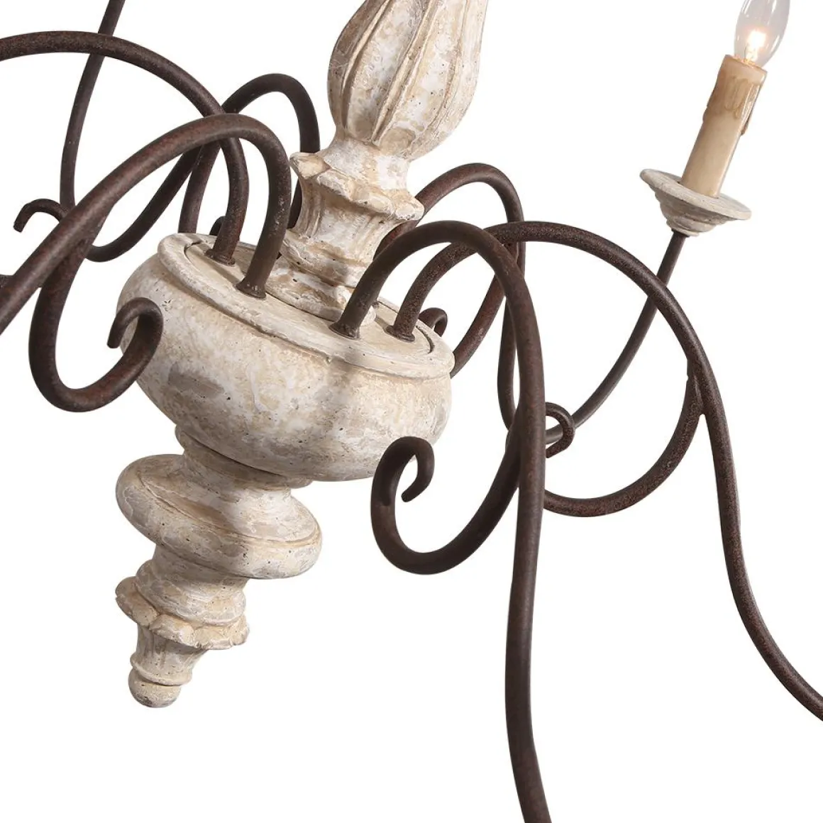 Candle Style Shabby Chic Chandelier