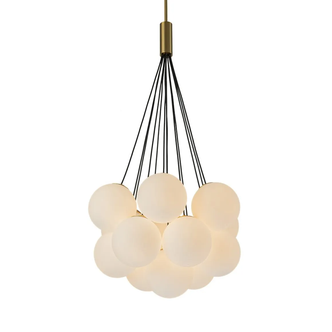 Cloud Style Opal Glass Cluster Bubble Chandelier Pendant Light