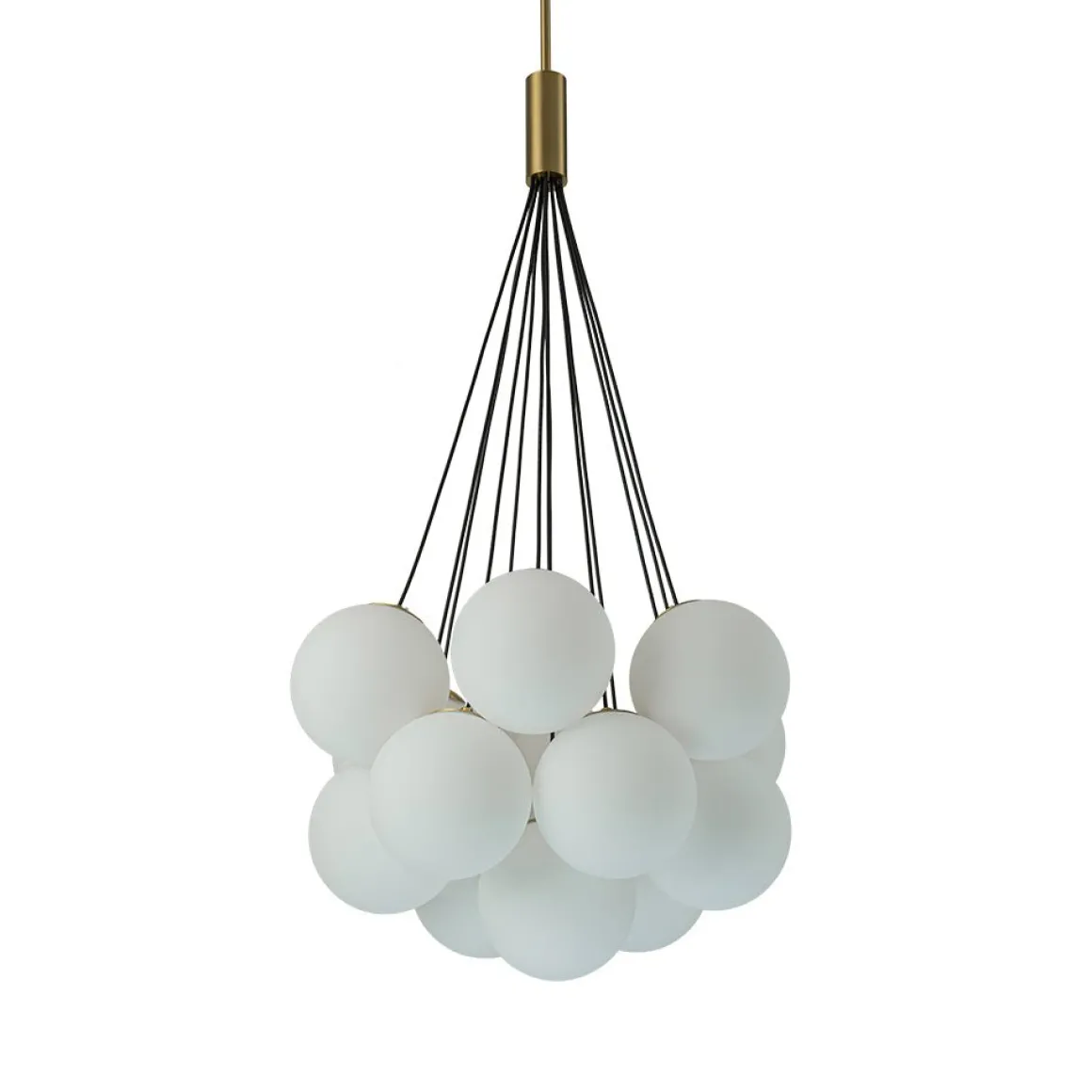 Cloud Style Opal Glass Cluster Bubble Chandelier Pendant Light