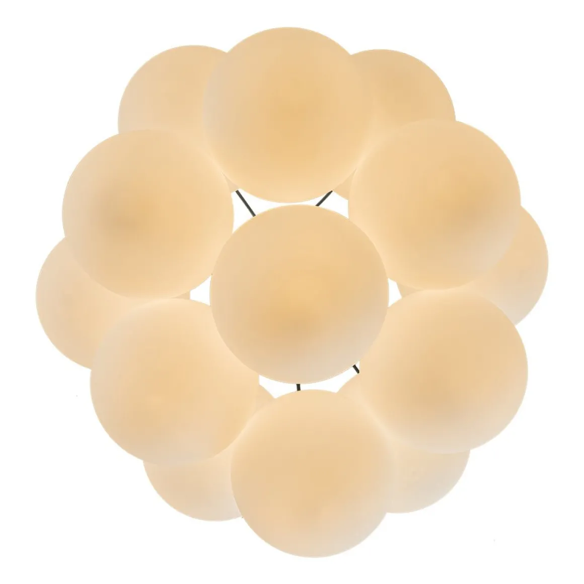 Cloud Style Opal Glass Cluster Bubble Chandelier Pendant Light