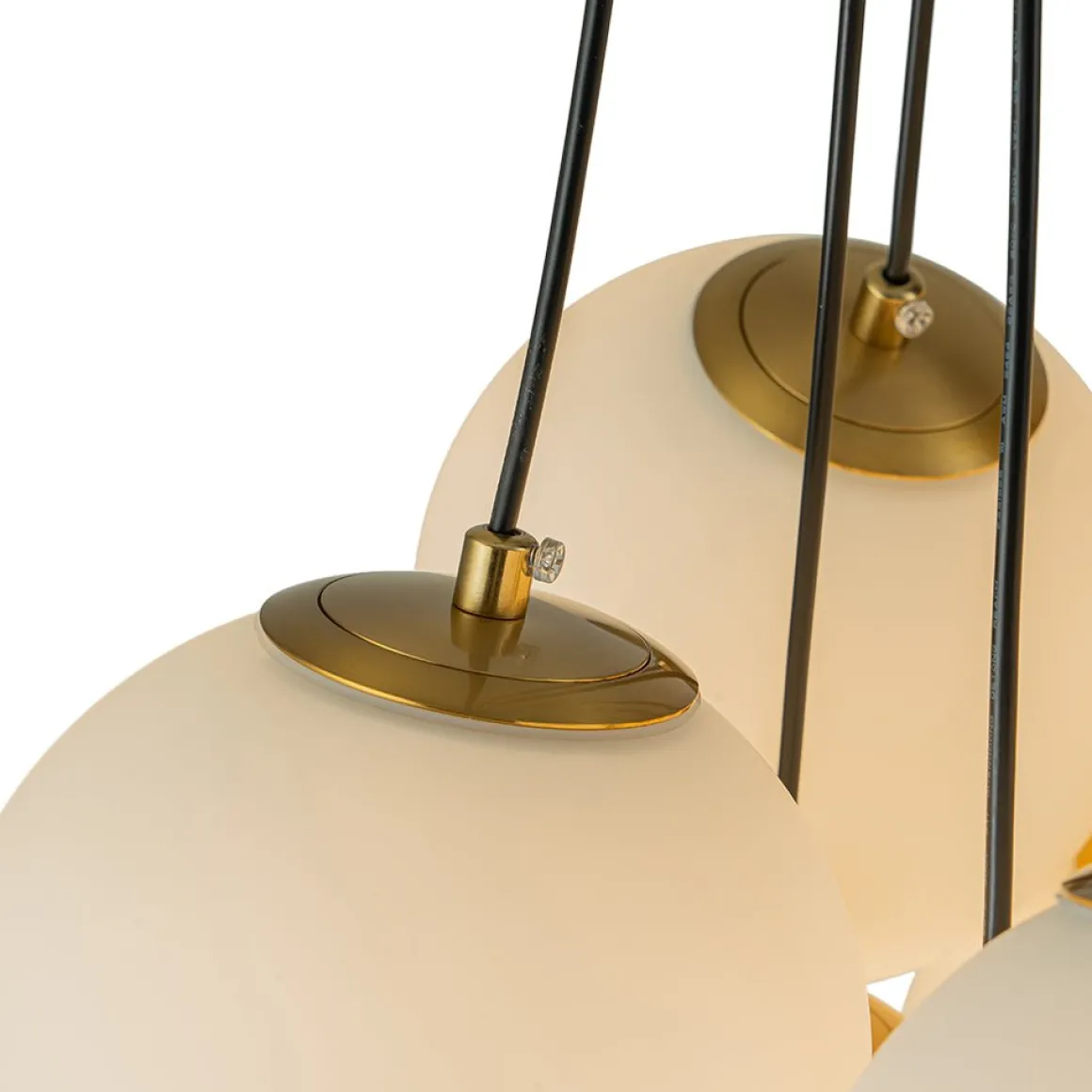 Cloud Style Opal Glass Cluster Bubble Chandelier Pendant Light