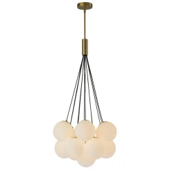 Cloud Style Opal Glass Cluster Bubble Chandelier Pendant Light