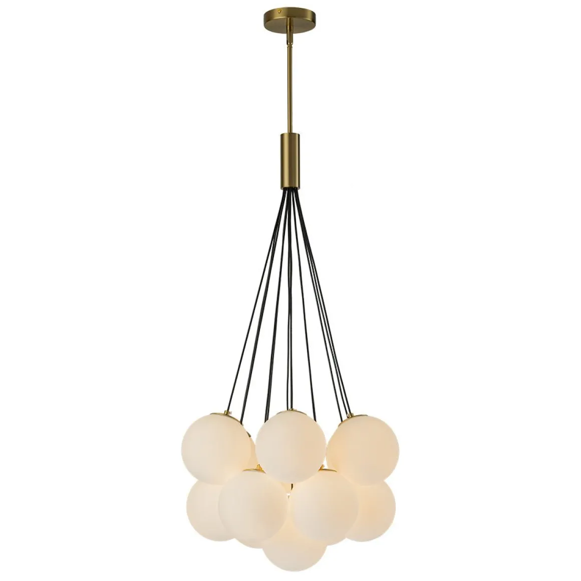 Cloud Style Opal Glass Cluster Bubble Chandelier Pendant Light
