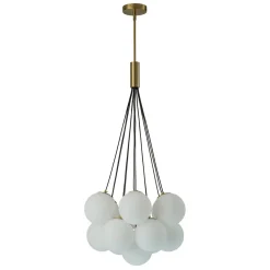 Cloud Style Opal Glass Cluster Bubble Chandelier Pendant Light