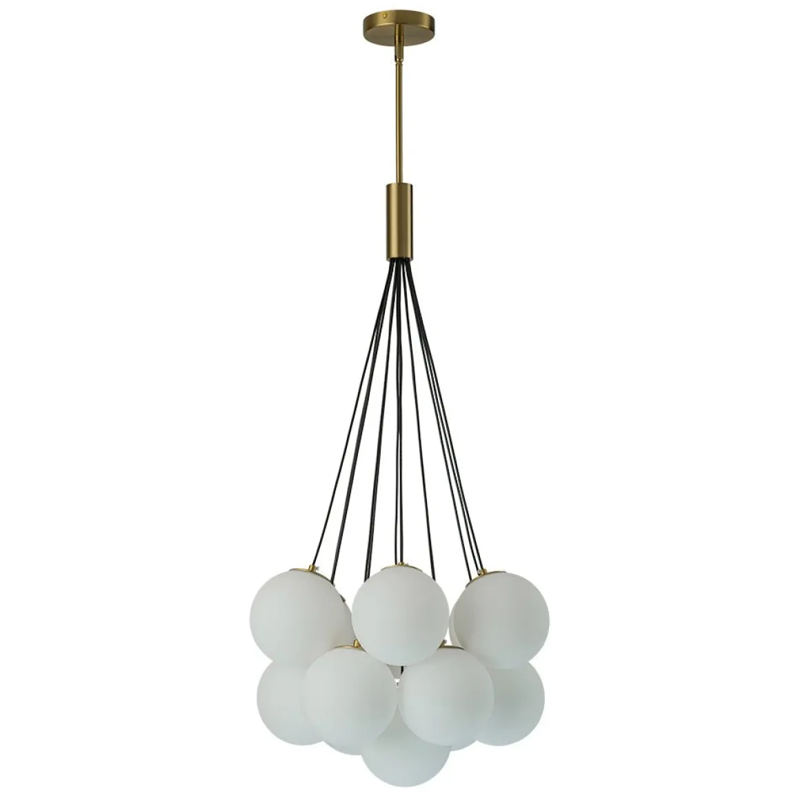 Cloud Style Opal Glass Cluster Bubble Chandelier Pendant Light