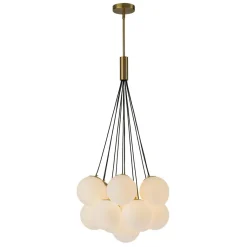Cloud Style Opal Glass Cluster Bubble Chandelier Pendant Light