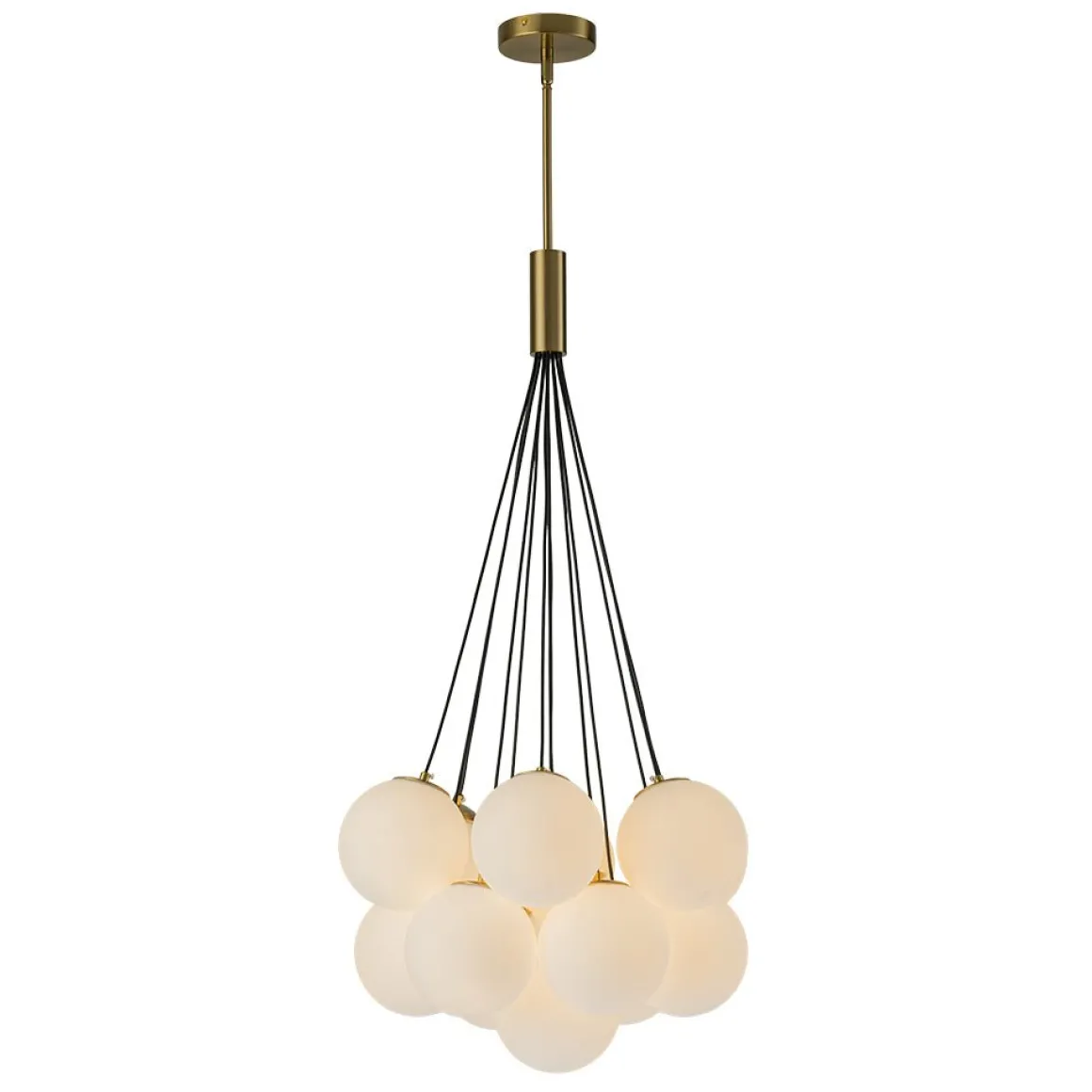 Cloud Style Opal Glass Cluster Bubble Chandelier Pendant Light