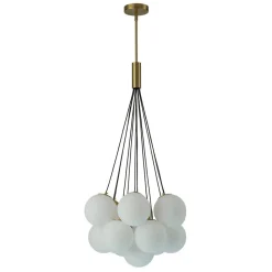 Cloud Style Opal Glass Cluster Bubble Chandelier Pendant Light