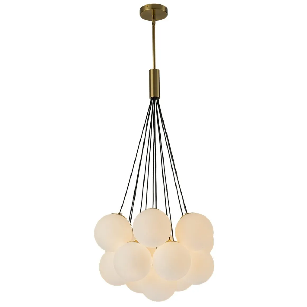 Cloud Style Opal Glass Cluster Bubble Chandelier Pendant Light