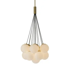Cloud Style Opal Glass Cluster Bubble Chandelier Pendant Light