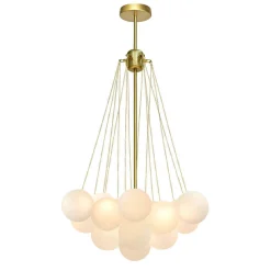 Cluster Frosted Glass Bubble Chandelier