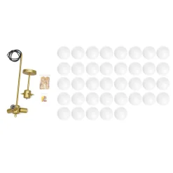 Cluster Frosted Glass Bubble Chandelier