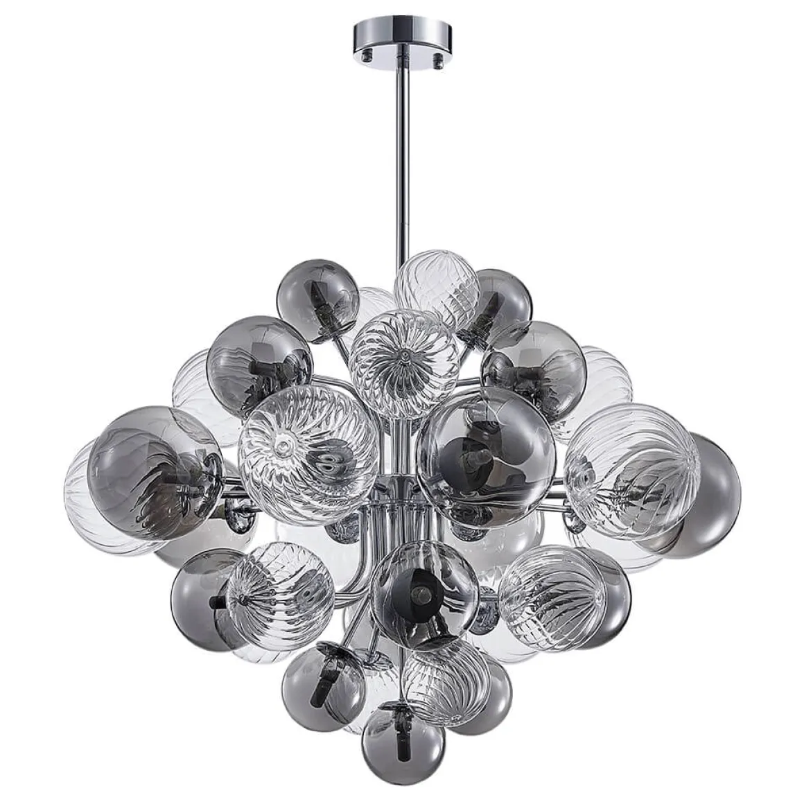 Cluster Glass Globe Bubble Chandelier 23.6"/31.5" Wide Large Chandelier