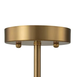 Cluster Rippled Textured Glass Bubble Semi Flush Chandelier