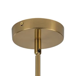 Contemporary Cluster Seeded Glass Globe Bubble Chandelier