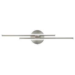 Contemporary Dimmable Linear LED Semi Flush Mount Light
