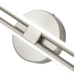 Contemporary Dimmable Linear LED Semi Flush Mount Light