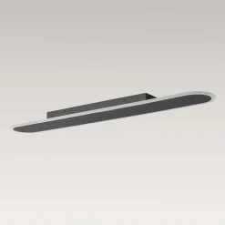 Contemporary Long Oval Warm Dimmable LED Ceiling Light